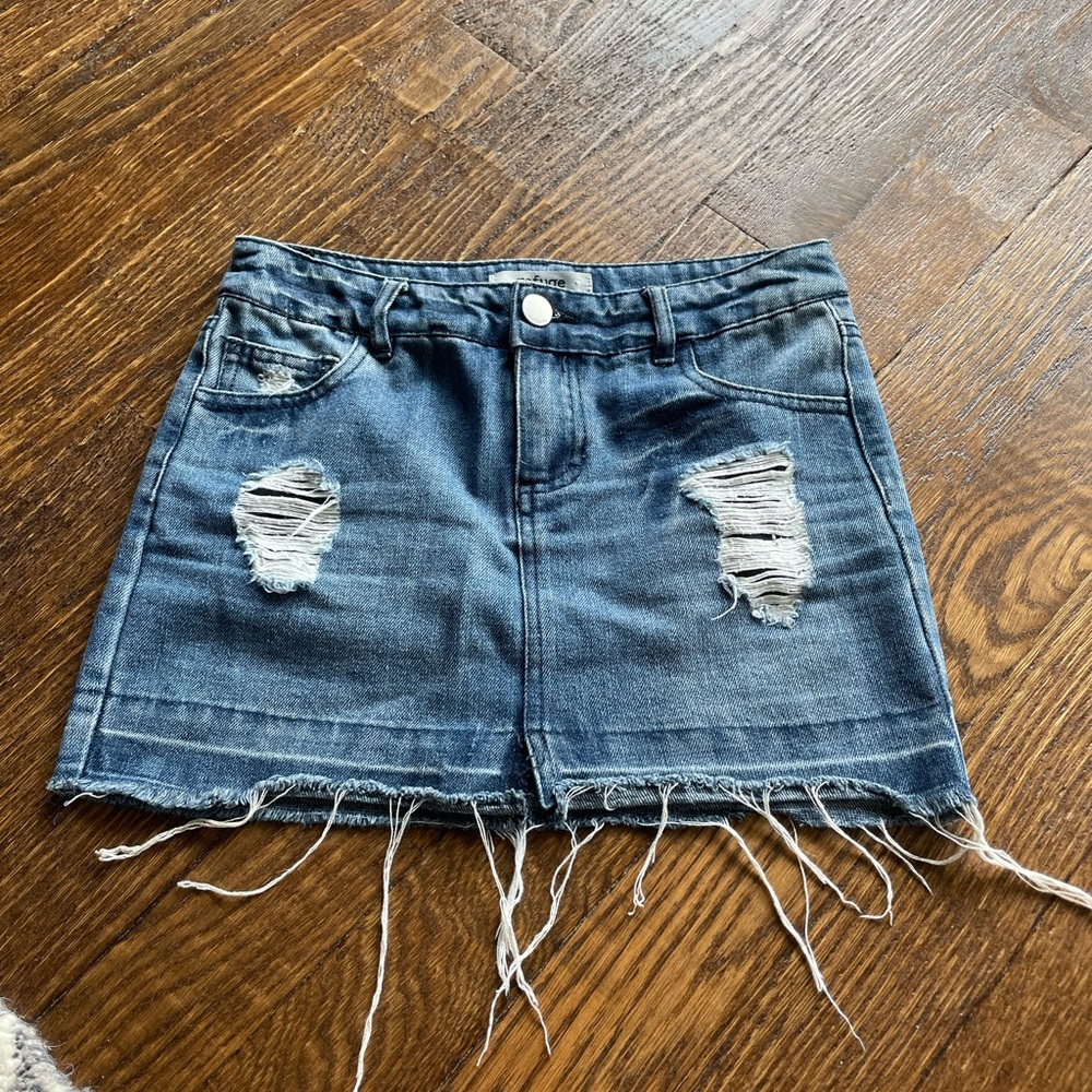 Denim skirt